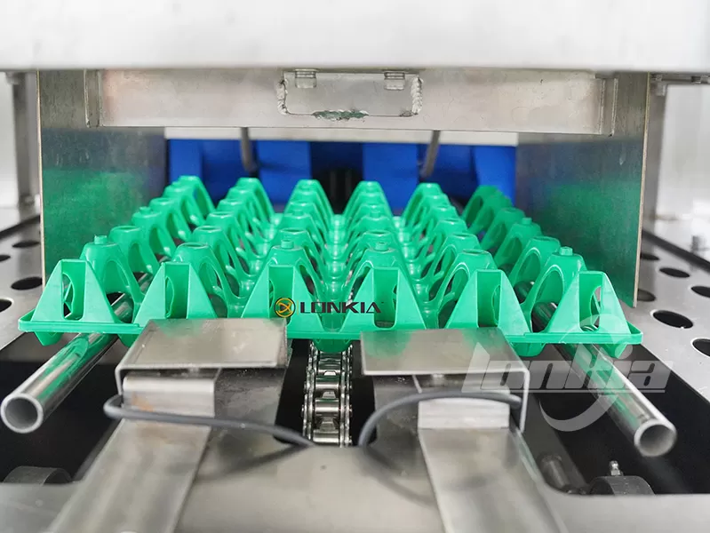 egg trays cleaning