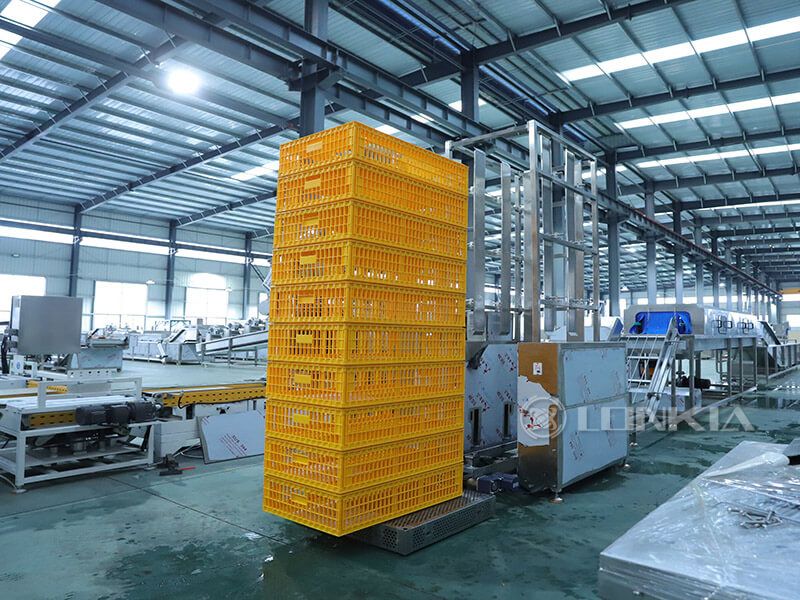 poultry crate washing machine