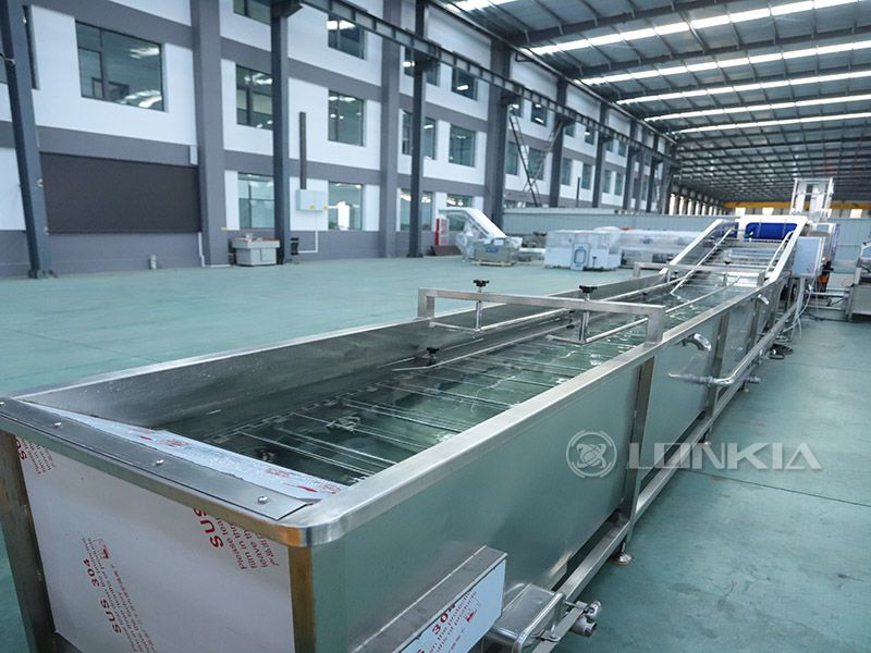 plastic basket washing machine in plant