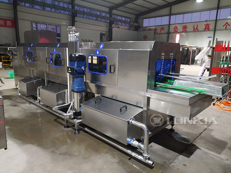 washing machine for crates