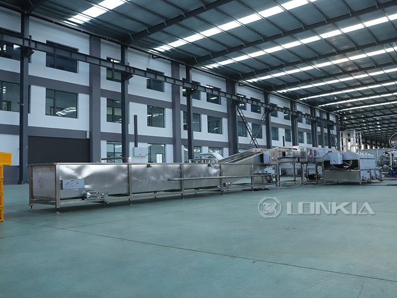 basket washer in plant