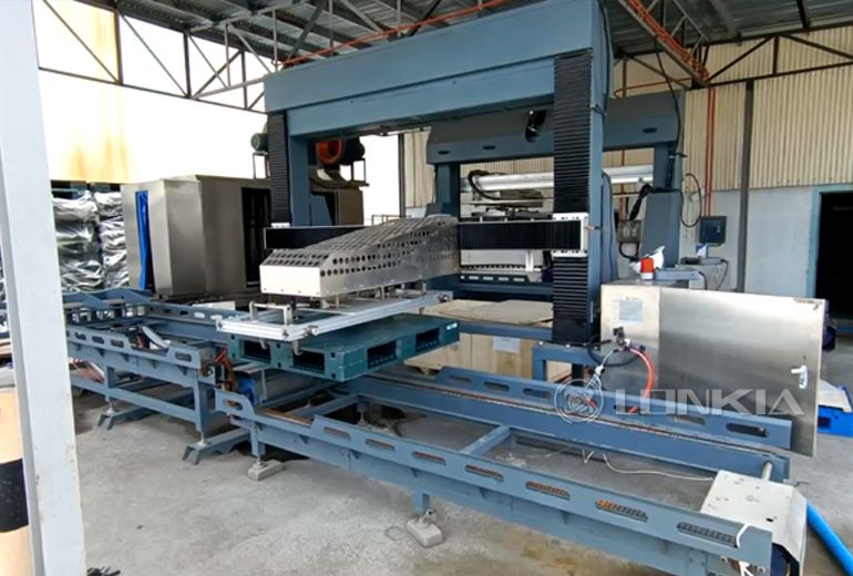 Plastic Pallet Washing and Stacking Production Line Philippine Project